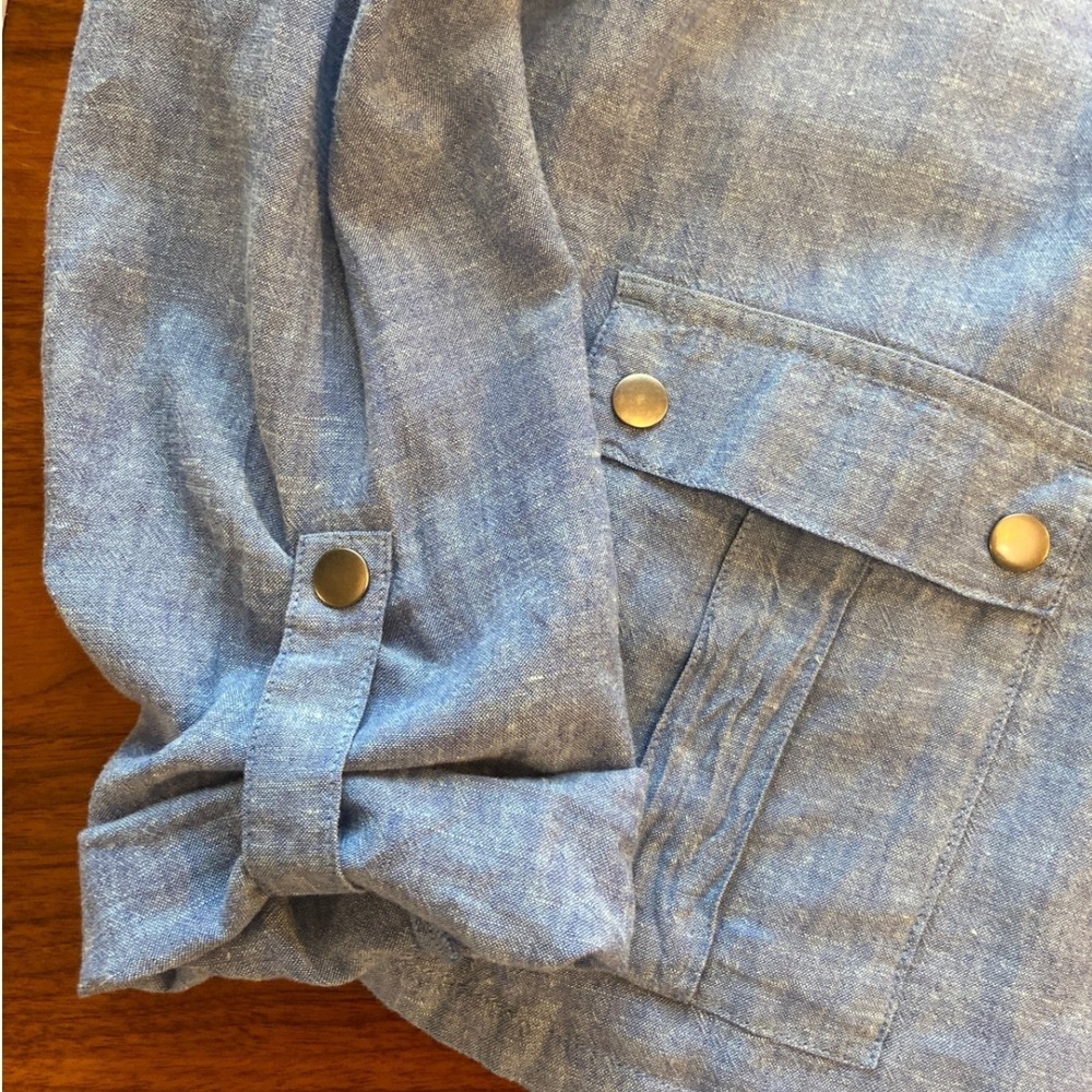 NIC+ZOE Rumba Linen Blend Moto‎ Jacket - Picture 6 of 6